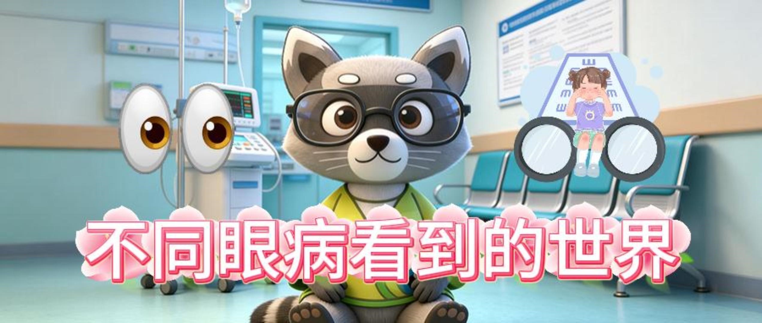 不同眼病看到的世界